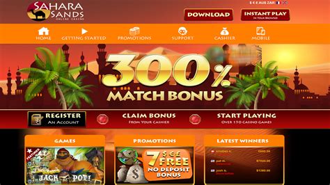 Saharasands casino download